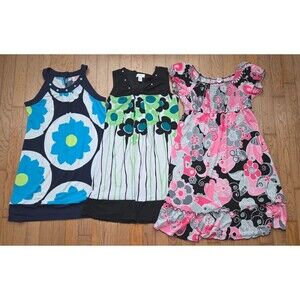Lot of THREE Limited Too and Justice Girl's Dresses Colorful Size 14